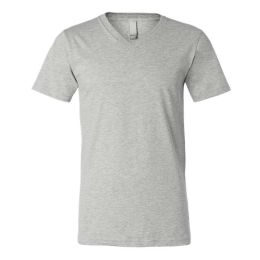 BELLA + CANVAS 3005CVC Unisex Heather CVC V-Neck Tee
