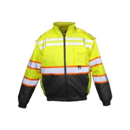 Kishigo JS156 Unisex Economy Contrast Class 3 Bomber Jacket
