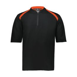 Holloway 229581 Men's Clubhouse Short Sleeve Quarter-Zip Pullover