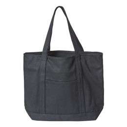 Liberty Bags 8873 XL Zippered Cotton Canvas Resort Tote