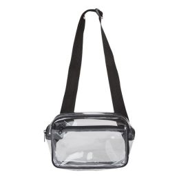 Liberty Bags 5778 Clear Stadium 2-Pocket Fanny Pack/Crossbody Bag
