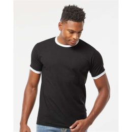 Tultex 246 Unisex Fine Jersey Ringer T-Shirt