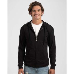 Tultex 260 Unisex Beach Full-Zip Hooded Long Sleeve T-Shirt