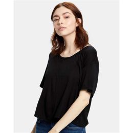 US Blanks US309 Women's Boxy Open Neck Tee