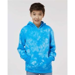 Independent Trading Co. PRM1500TD Youth Midweight Tie-Dyed Hooded Sweatshirt