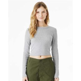 BELLA + CANVAS 1501 Women's Micro Rib Long Sleeve Baby Tee