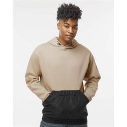 MV Sport 23112 Unisex Mixed Media Hooded Sweatshirt
