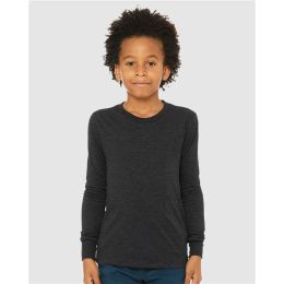 BELLA + CANVAS 3513Y Youth Triblend Long Sleeve Tee