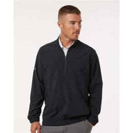 Adidas A705 Men's Stretch Woven Half-Zip Pullover