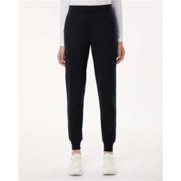 Jaanuu W40001P Women's Petite Sizes Rubi Ultrasoft Scrub Joggers