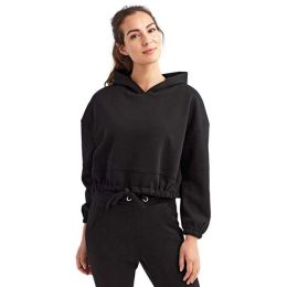 TriDri TD085 Women's Cropped Maria Hooded Sweatshirt