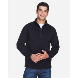 Devon & Jones DG792 Unisex Bristol Sweater Fleece Quarter-Zip Pullover