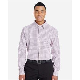 Devon & Jones DG540 Men's CrownLux Performance® Micro Windowpane Woven Dress Shirt