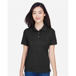 Harriton M265W Women's Easy Blend Polo
