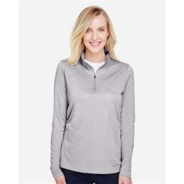 Team 365 TT31HW Women's Zone Sonic Heather Performance Quarter-Zip Pullover