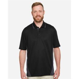 Harriton M386 Men's Flash Snag Protection Plus IL Colorblock Polo