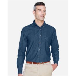 Harriton M550 Men's Denim Shirt