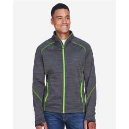 North End 88697 Men's Flux Mélange Bonded Fleece Jacket