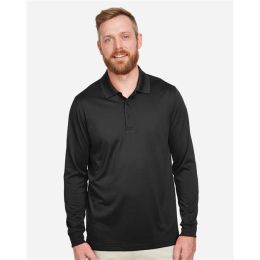 Harriton M348LT Men's Tall Advantage Long Sleeve Snag Protection Plus IL Polo
