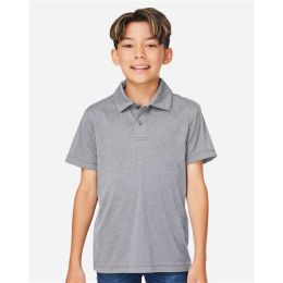 Team 365 TT51HY Youth Zone Sonic Heather Performance Polo