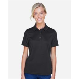 Harriton M345W Women's Advantage Snag Protection Plus IL Snap Placket Polo