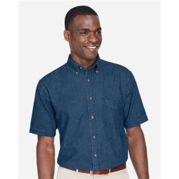 Harriton M550S Men's Denim Shirt