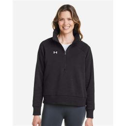 Under Armour 1379492 Women's Rival Fleece Quarter-Zip Pullover