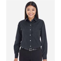 Devon & Jones DG534W Women's Crown Collection® Striped Woven Dress Shirt