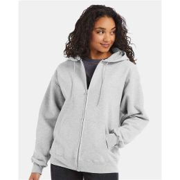 Hanes F280 Unisex Ultimate Cotton® Full-Zip Hooded Sweatshirt