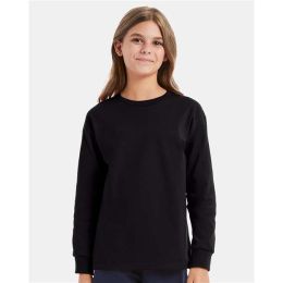 Hanes 5546 Youth Authentic Long Sleeve T-Shirt