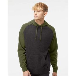 Independent Trading Co. IND40RP Unisex Raglan Hooded Sweatshirt
