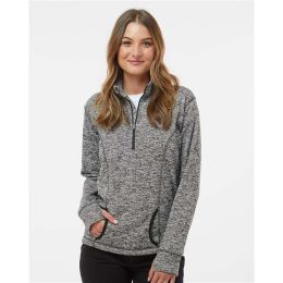 J. America 8617 Women's Cosmic Fleece Quarter-Zip Pullover