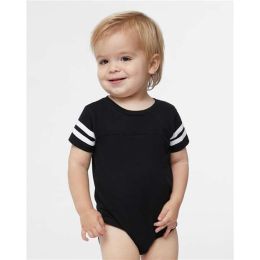 Rabbit Skins 4437 Infant Football Fine Jersey Bodysuit