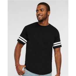 LAT 6937 Men's Football Fine Jersey Tee