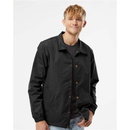 Independent Trading Co. EXP99CNB Men's Water-Resistant Windbreaker Coach’s Jacket