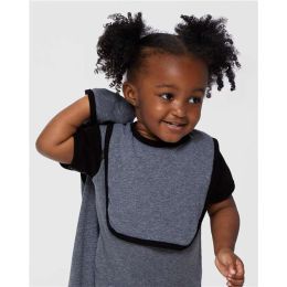 Rabbit Skins 1004 Infant Contrast Trim Premium Jersey Bib