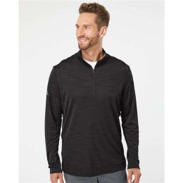 Adidas A475 Men's Lightweight Mélange Quarter-Zip Pullover