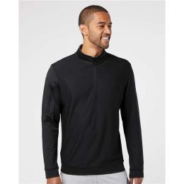 Adidas A295 Men's Textured Quarter-Zip Pullover
