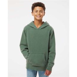 Independent Trading Co. PRM1500Y Youth Midweight Pigment-Dyed Hooded Sweatshirt