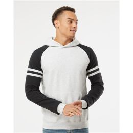 JERZEES 97CR Unisex Nublend® Varsity Colorblocked Raglan Hooded Sweatshirt