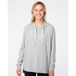 MV Sport W21404 Women's Sueded Jersey Hooded Sweatshirt