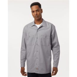 Dickies L535T Men's Tall Industrial Long Sleeve Work Shirt