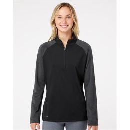 Adidas A521 Women's Ultimate365 Lightweight Raglan Quarter-Zip Pullover