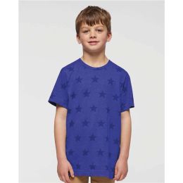Code Five 2229 Youth Star Print Tee