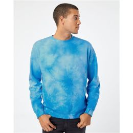 Independent Trading Co. PRM3500TD Unisex Midweight Tie-Dyed Crewneck Sweatshirt