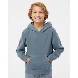 Independent Trading Co. PRM1500Y Youth Midweight Pigment-Dyed Hooded Sweatshirt