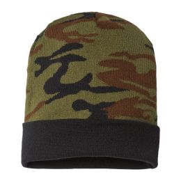 CAP AMERICA RKC12 USA-Made Camo Cuffed Beanie