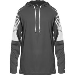 Badger 4211 Men's Lineup Hooded Long Sleeve T-Shirt