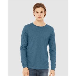 BELLA + CANVAS 3501CVC Heather CVC Long Sleeve Tee