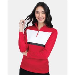 Holloway 222791 Women's Prism Bold Quarter-Zip Pullover
